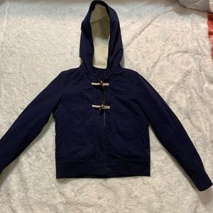 Gap navy blue Sherpa jacket size XS